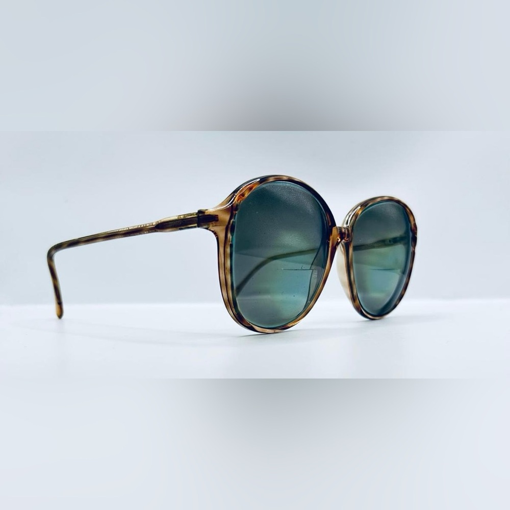 Vintage Luxottica Stacey Tortoise Oval Sunglasses Frames Only
